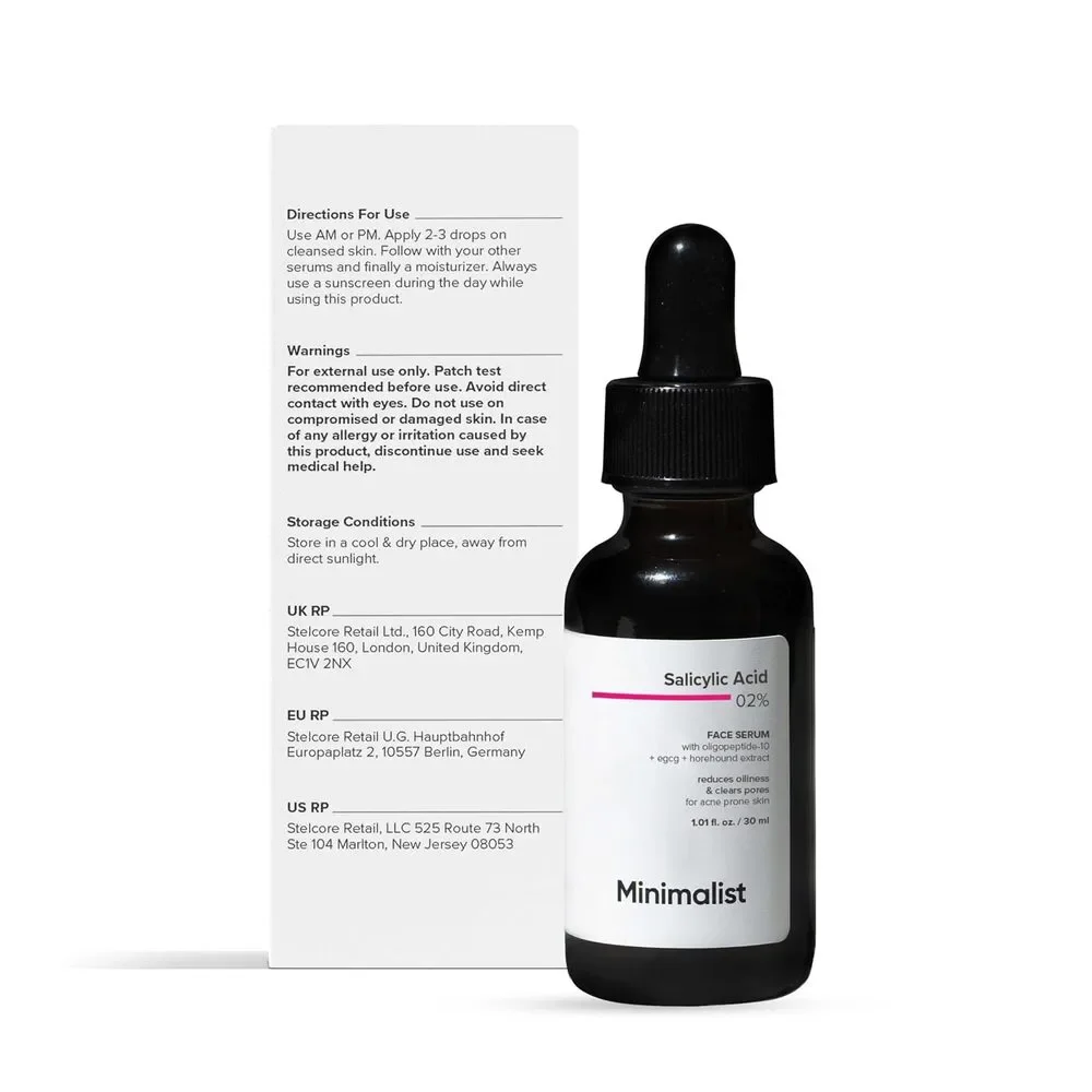 Minimalist our salicylic